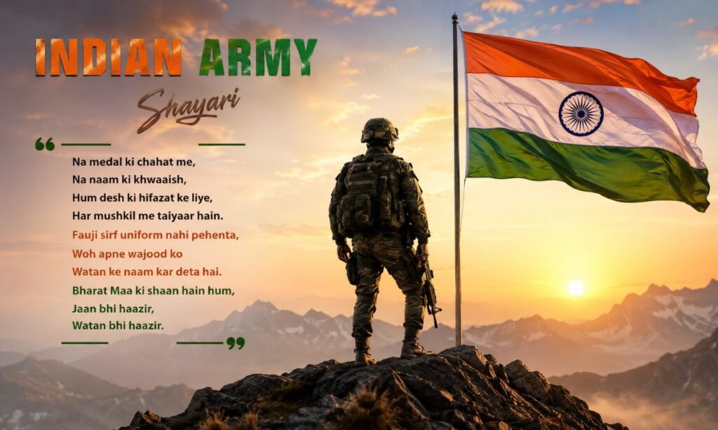 Indian army shayari