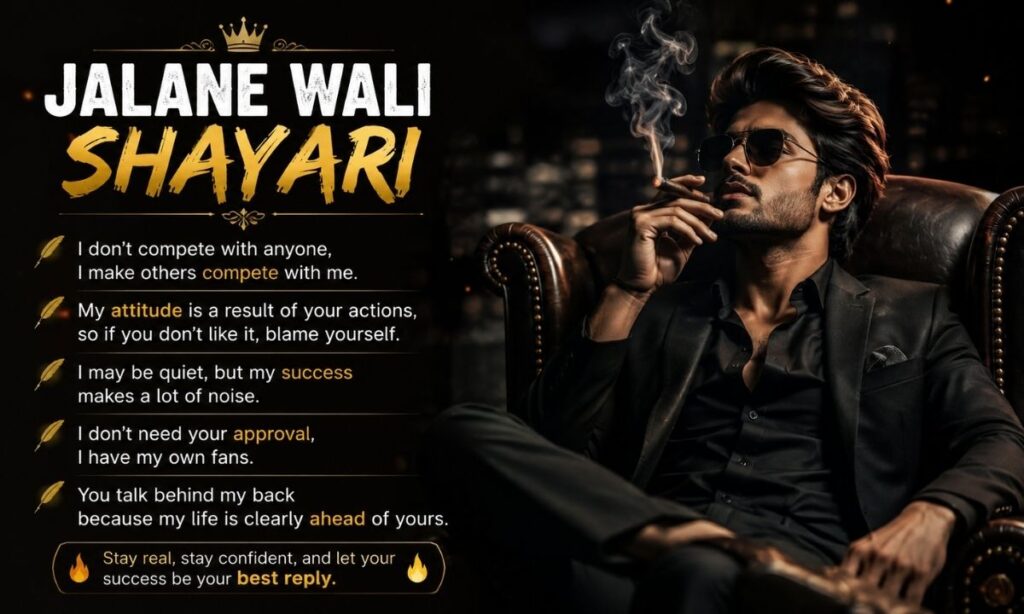 Jalane wali shayari english