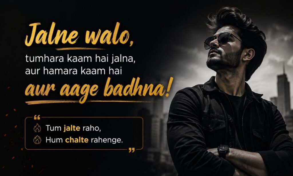 Jalne walo ke liye Shayari 2 Line