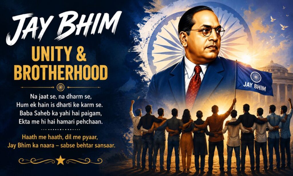 Jay Bhim Shayari on Unity and Brotherhood