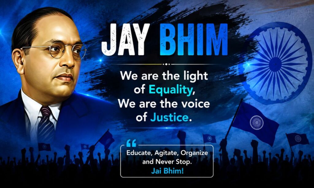 Jay bhim shayari 2 line English