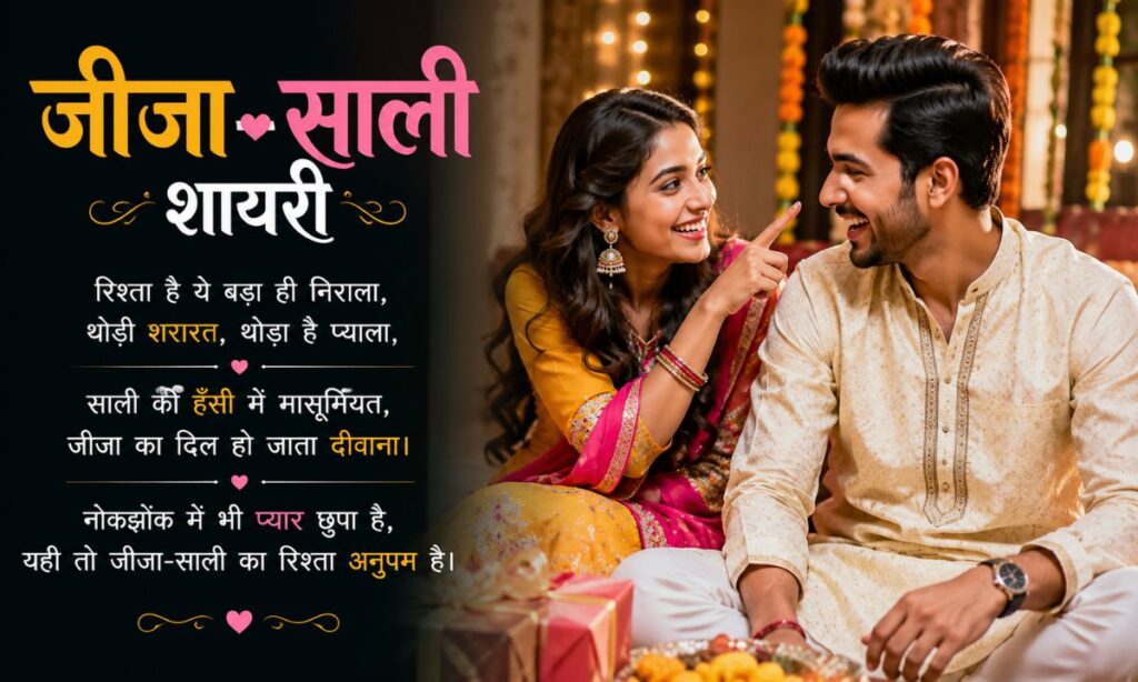 Jija Sali Shayari Hindi