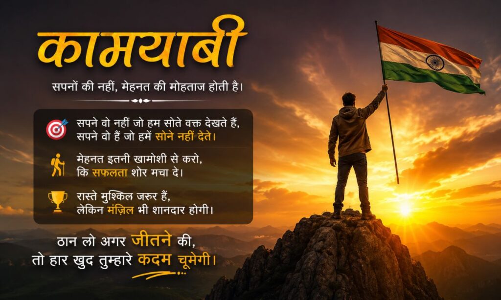 Kamyabi Shayari in Hindi