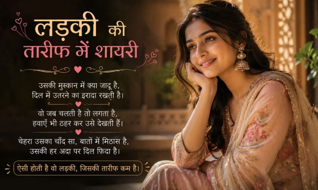 Ladki ki Tareef Mein Shayari