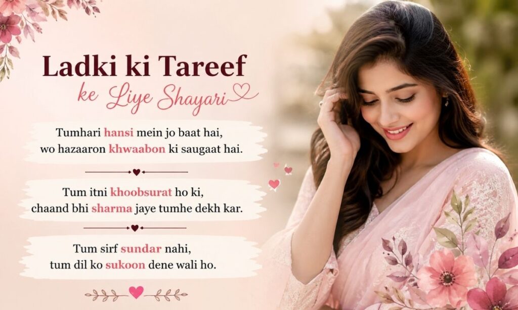 Ladki ki Tareef ke Liye Shayari