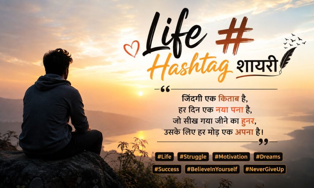 Life Hashtag Shayari