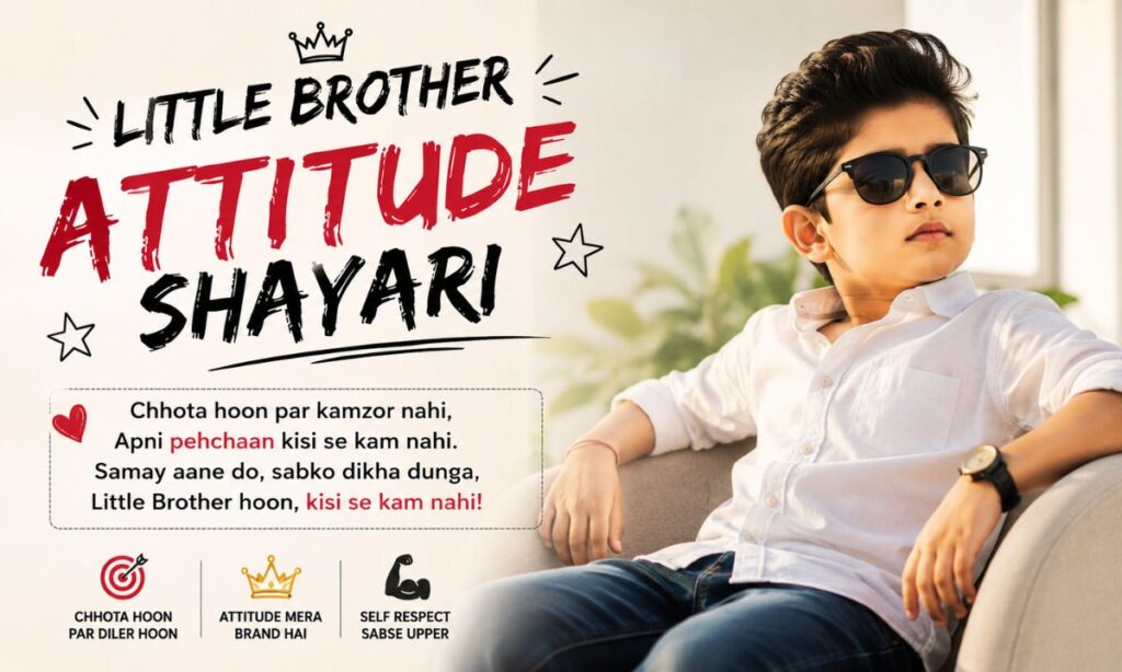 Little brother attitude shayari