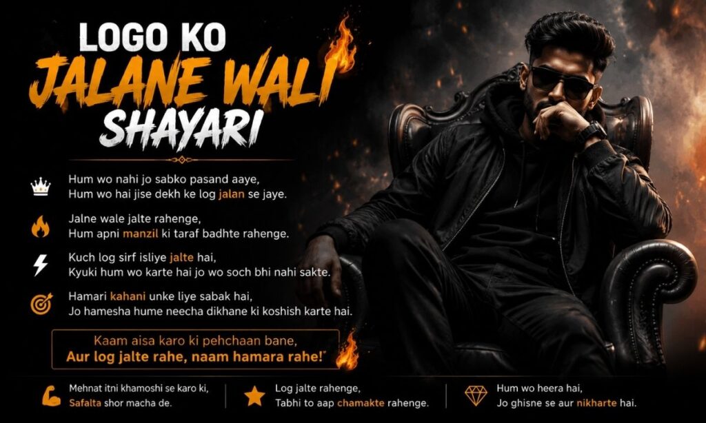 Logo ko Jalane Wali Shayari