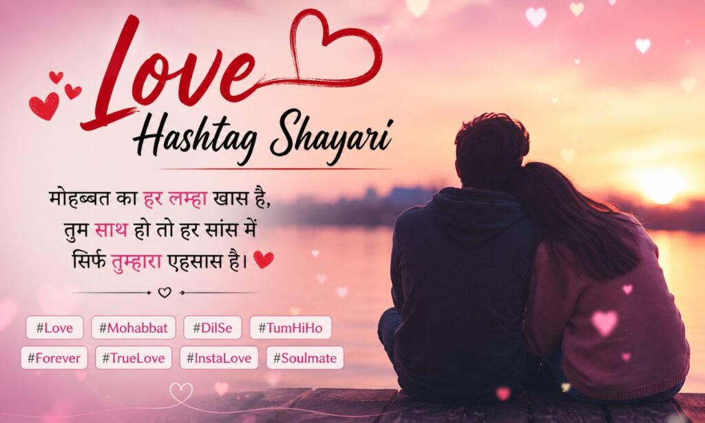 Love Hashtag Shayari
