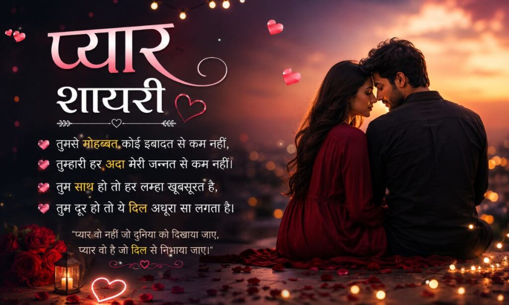 Love Shayari In Hindi