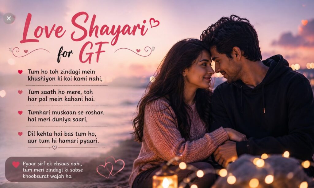 Love Shayari for GF