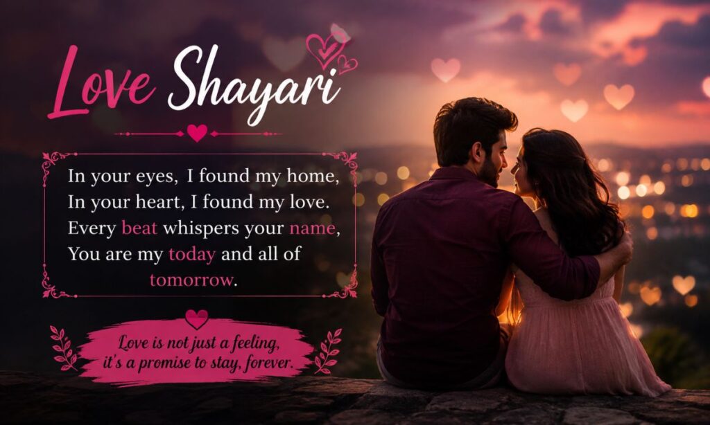 Love Shayari in English