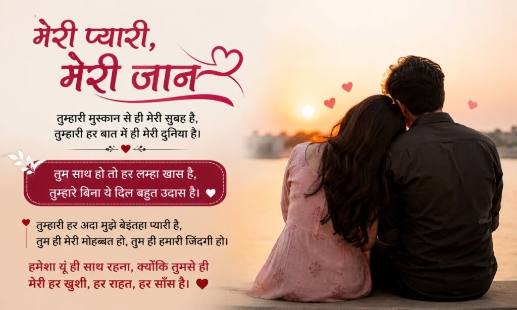 Love Shayari in Hindi for Girlfriend