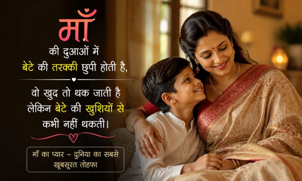 Maa Beta Shayari in Hindi