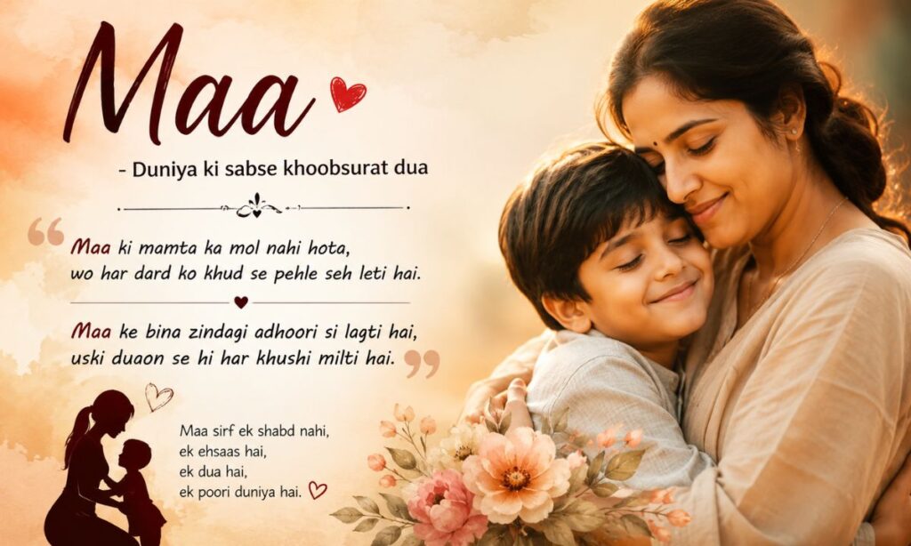 Maa Shayari 2 Line