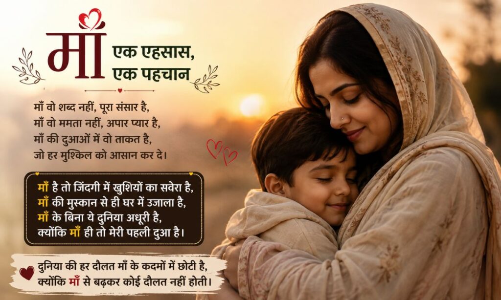 Maa Shayari In Hindi