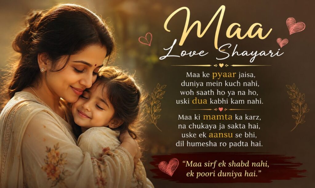 Maa love shayari