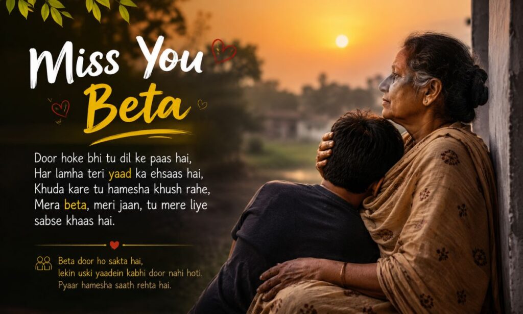 Miss You Beta Shayari