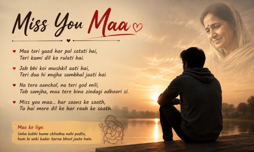 Miss You Maa Shayari