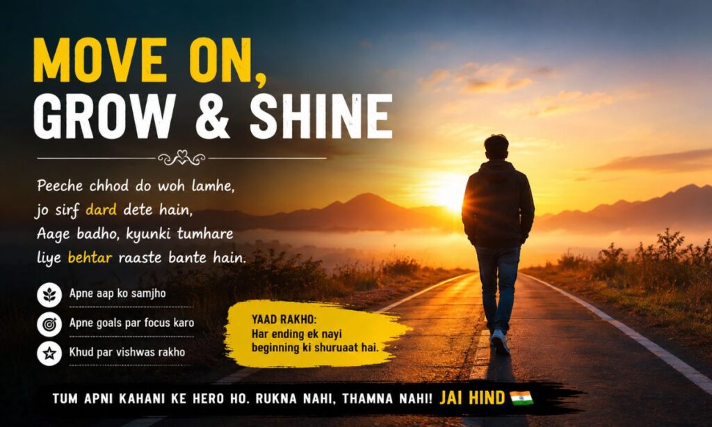 Motivational Move On Shayari