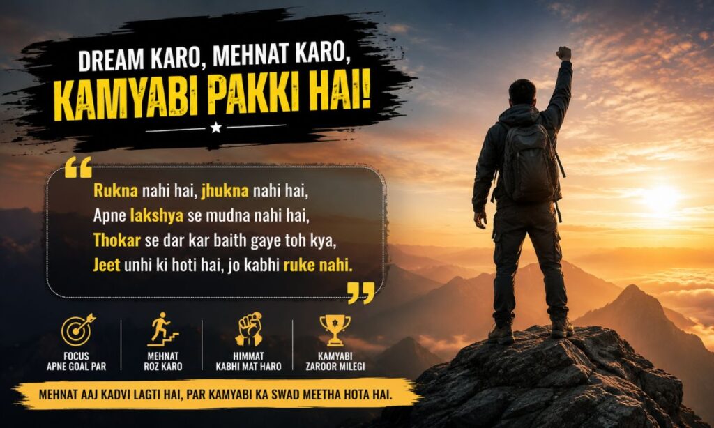 Motivational Shayari Attitude