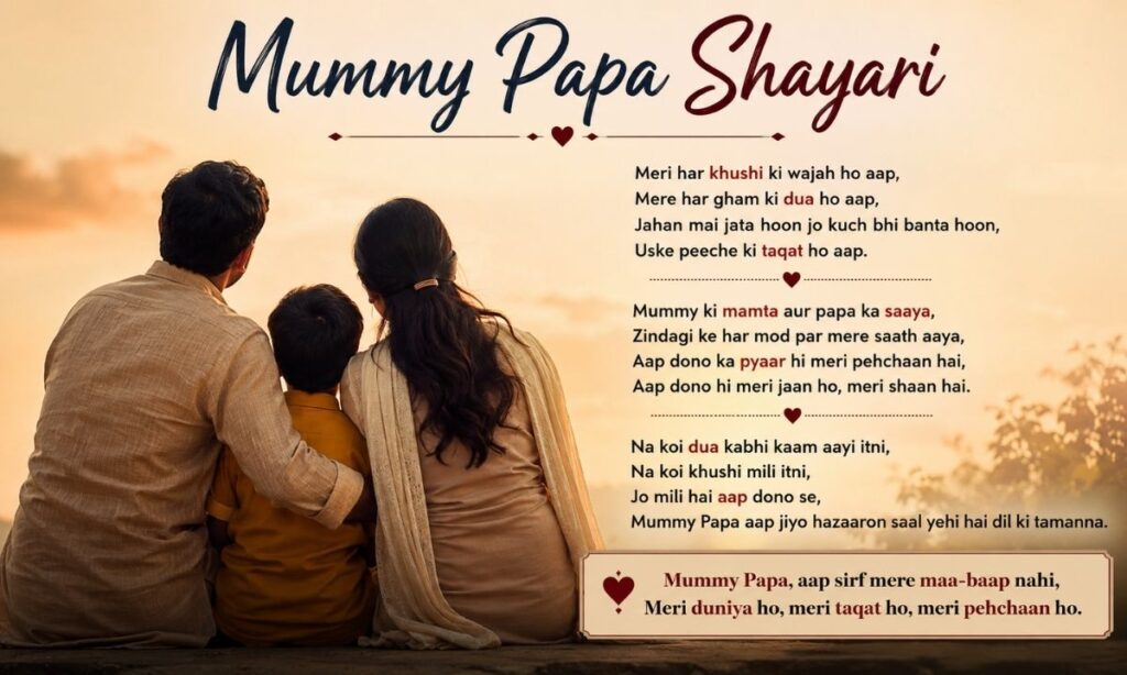 Mummy Papa Shayari