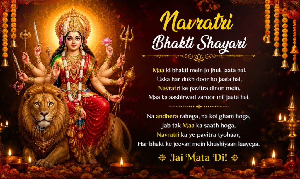 Navratri Bhakti Shayari
