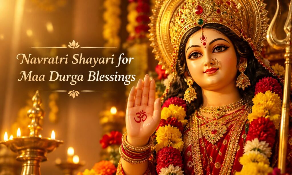 Navratri Shayari for Maa Durga Blessings