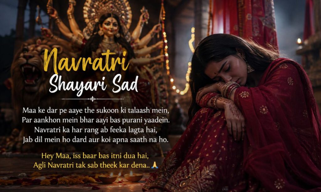 Navratri shayari sad