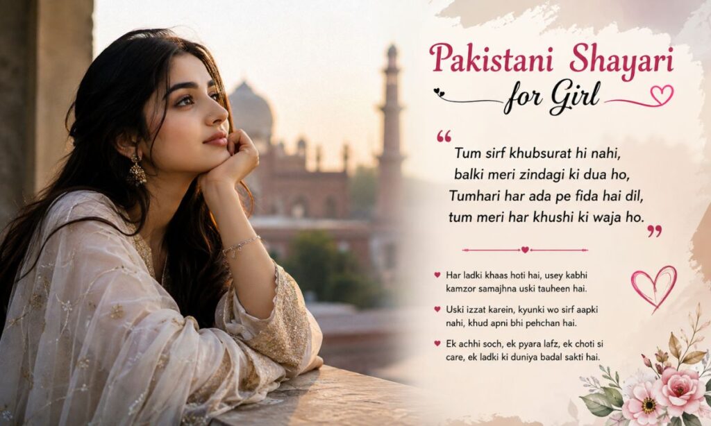 Pakistani Shayari for girl