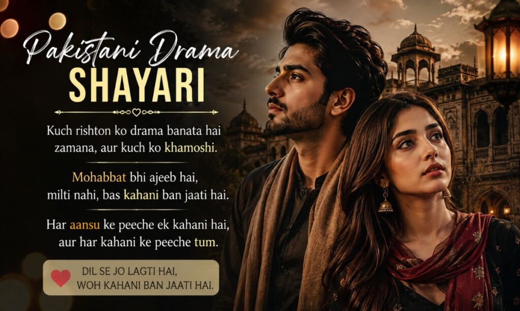 Pakistani drama shayari