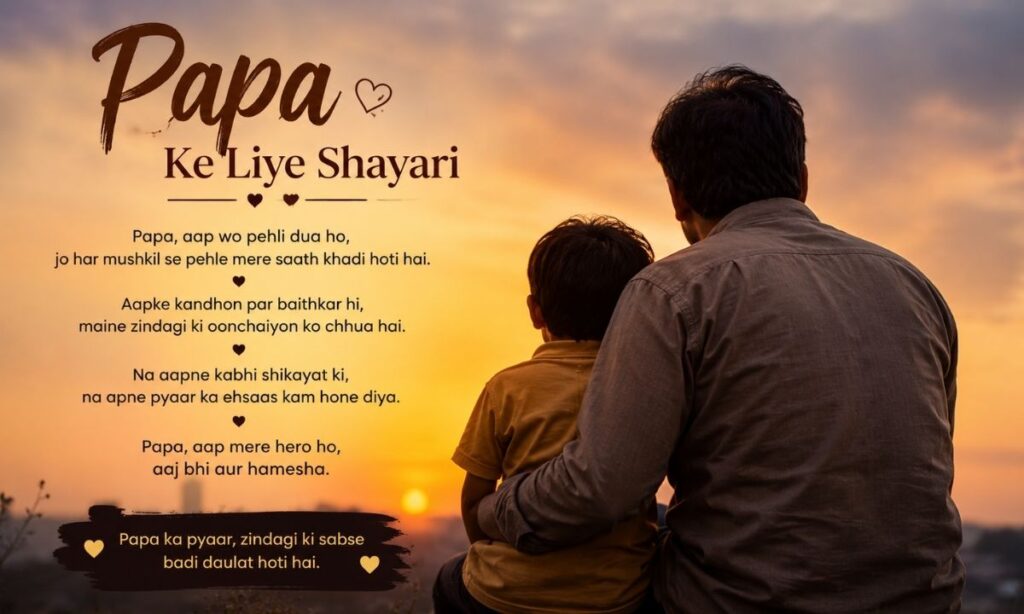 Papa Ke Liye Shayari