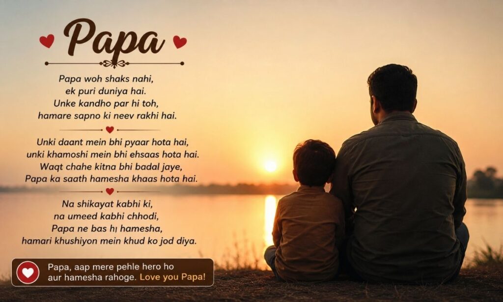 Papa Shayari