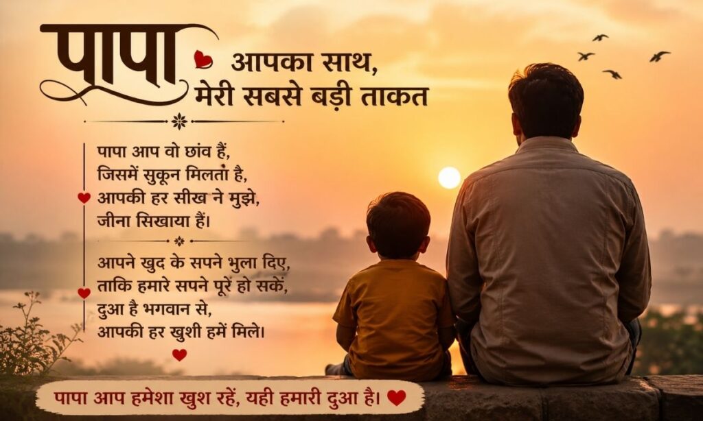 Papa Shayari in Hindi