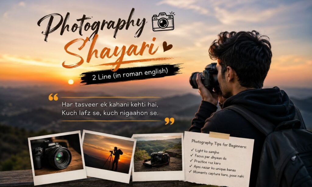 Photography Shayari 2 Line