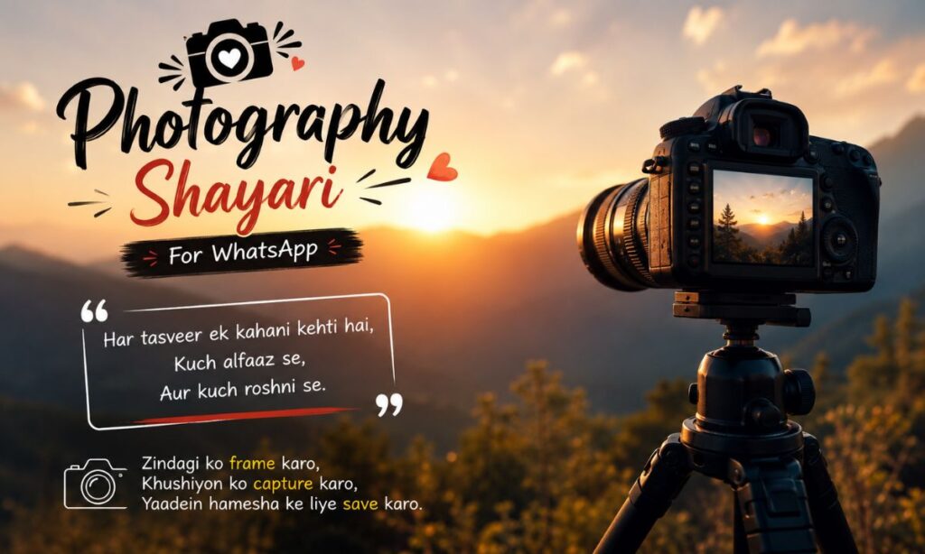 Photography shayari for whatsapp