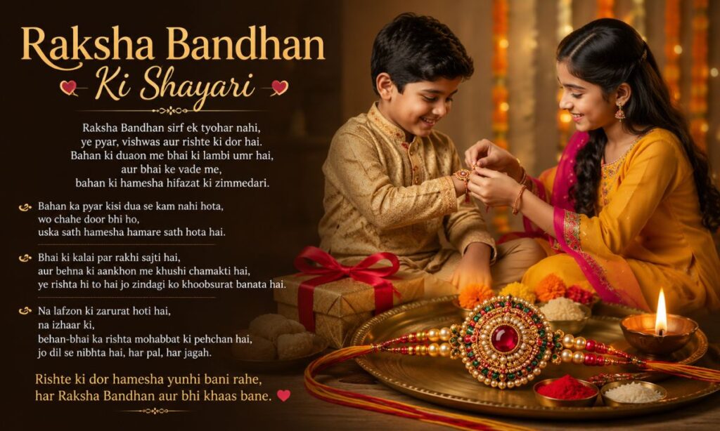 Raksha Bandhan Ki Shayari