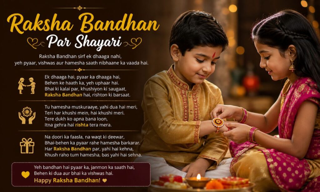 Raksha Bandhan Par Shayari