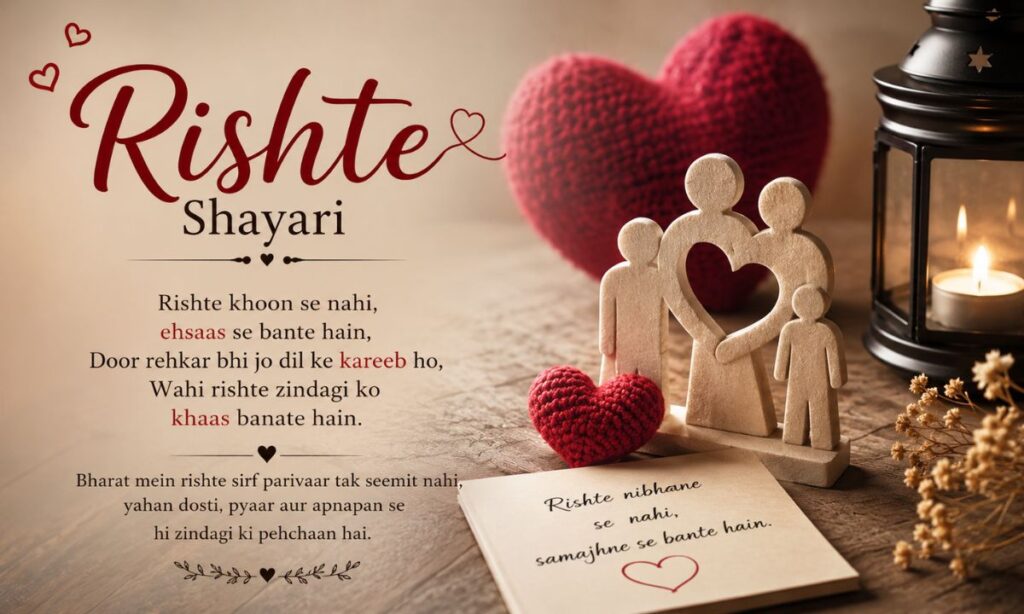 Rishte shayari english