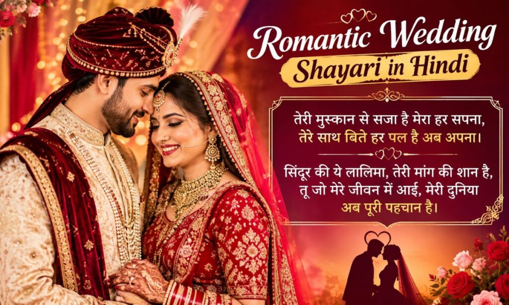 Romantic Wedding Shayari in Hindi