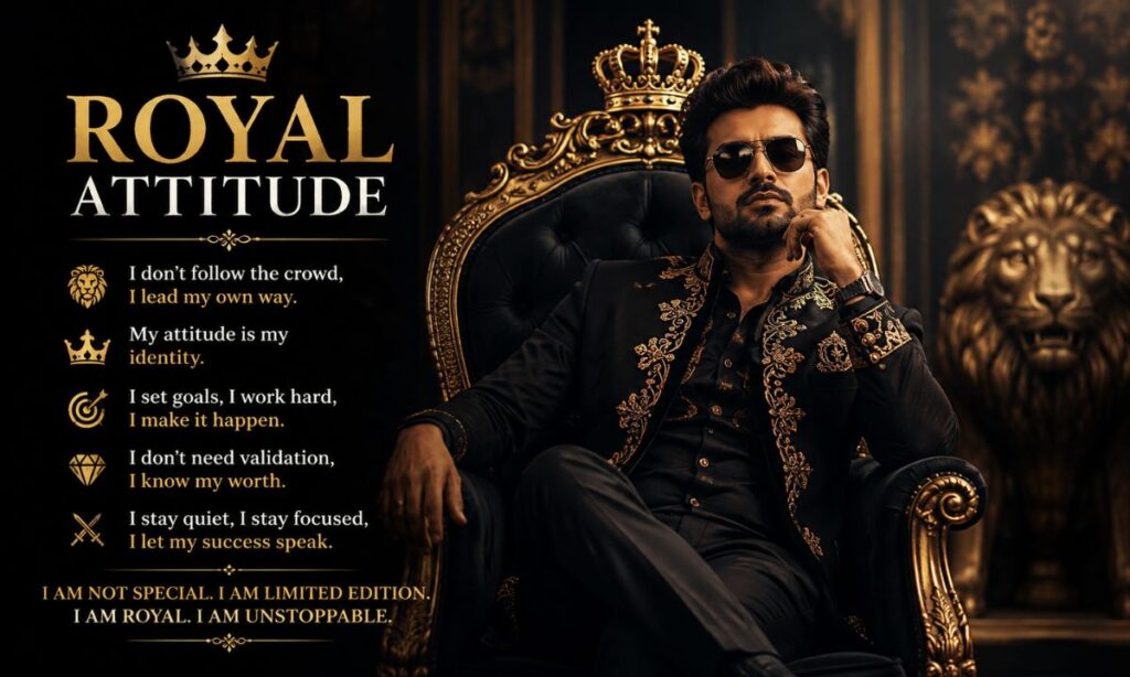 Royal attitude Status in English