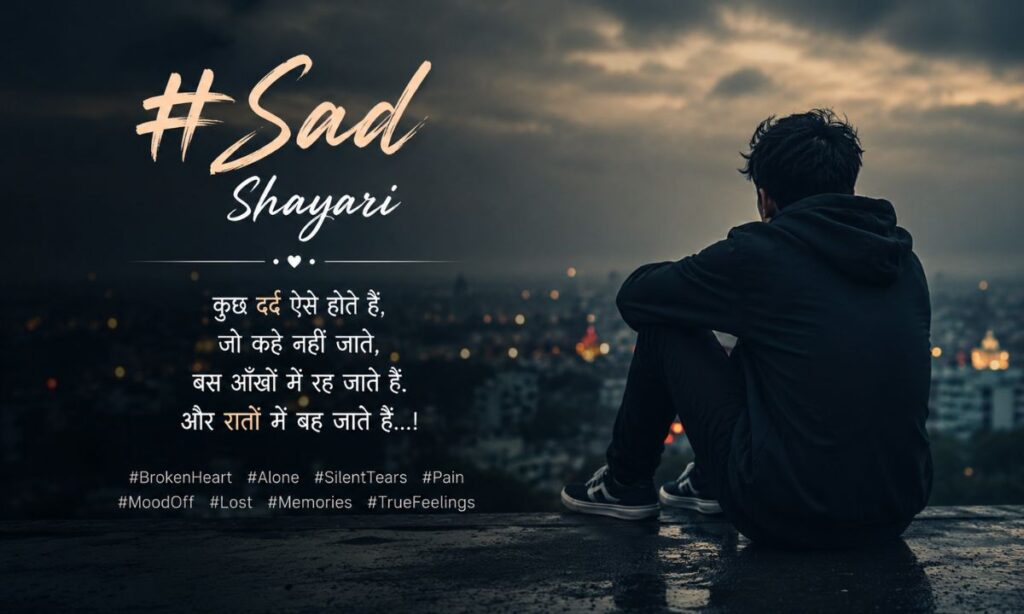 Sad Hashtag Shayari
