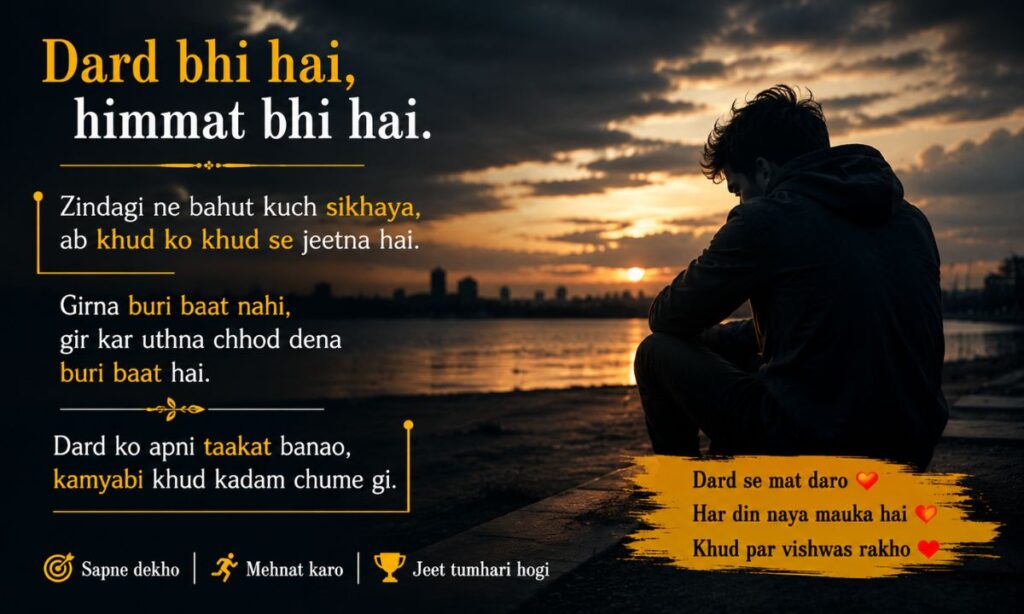 Sad and Motivational Shayari