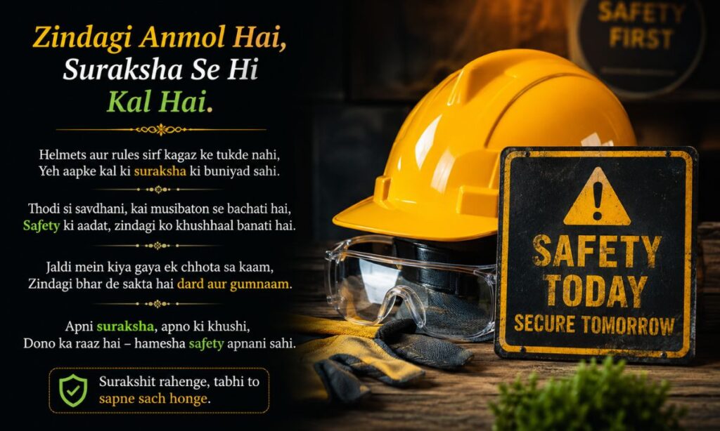 Safety shayari on life