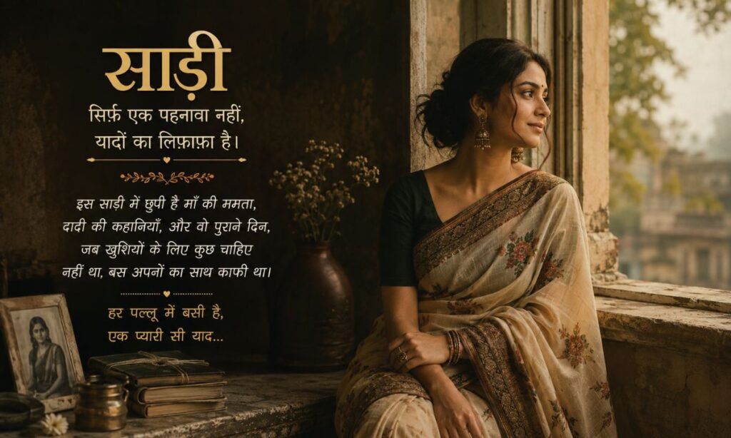 Saree Shayari on Nostalgia and Old Memories