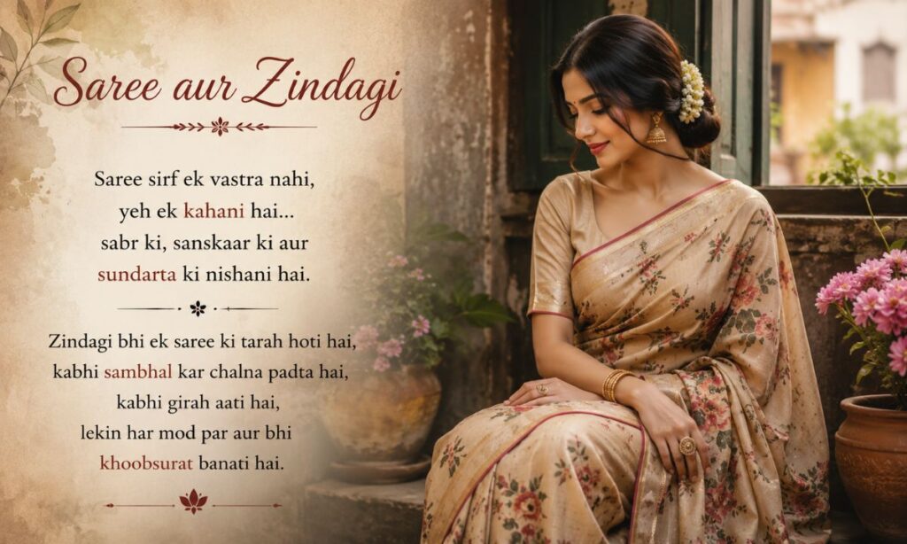 Saree shayari on life