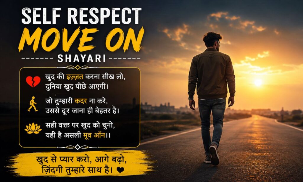 Self Respect Move On Shayari