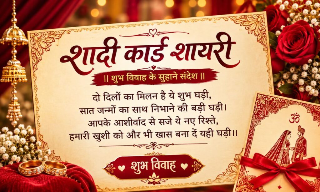 Shadi Card Shayari in Hindi