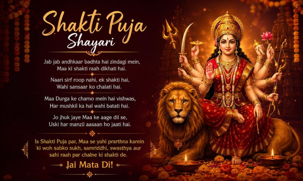 Shakti Puja Shayari