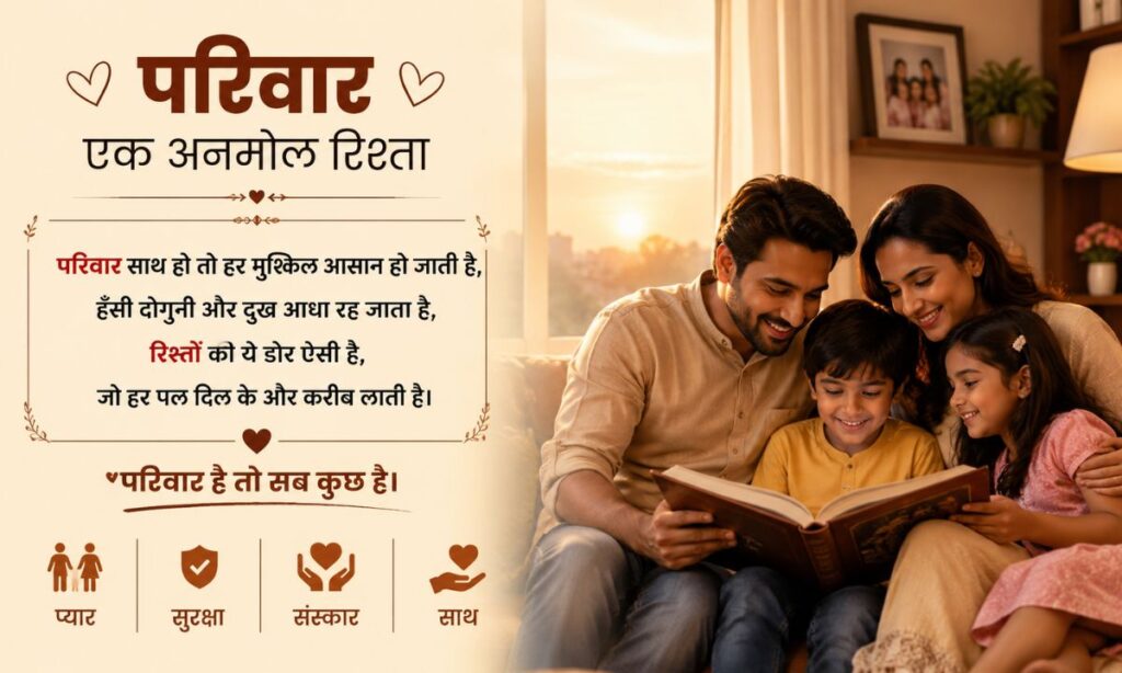 Short Family Shayari in Hindi